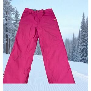 Burton Girls Kids XL Snow Wrangler Ski Snowboard Pants Waterproof Insulated Pink